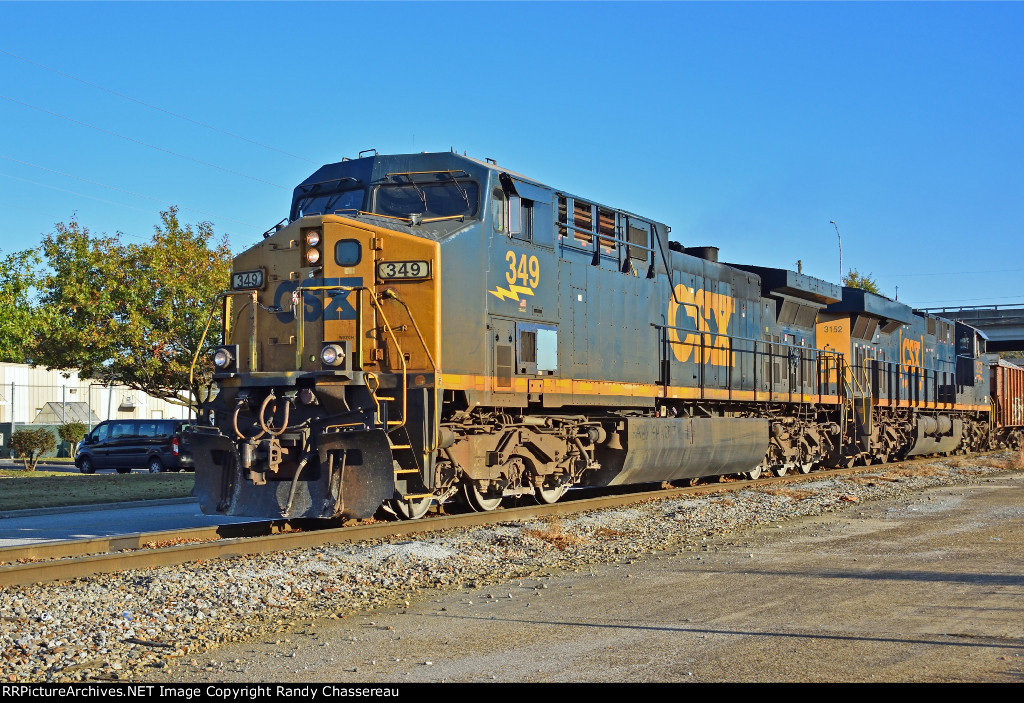 CSXT 349 Train L837-22